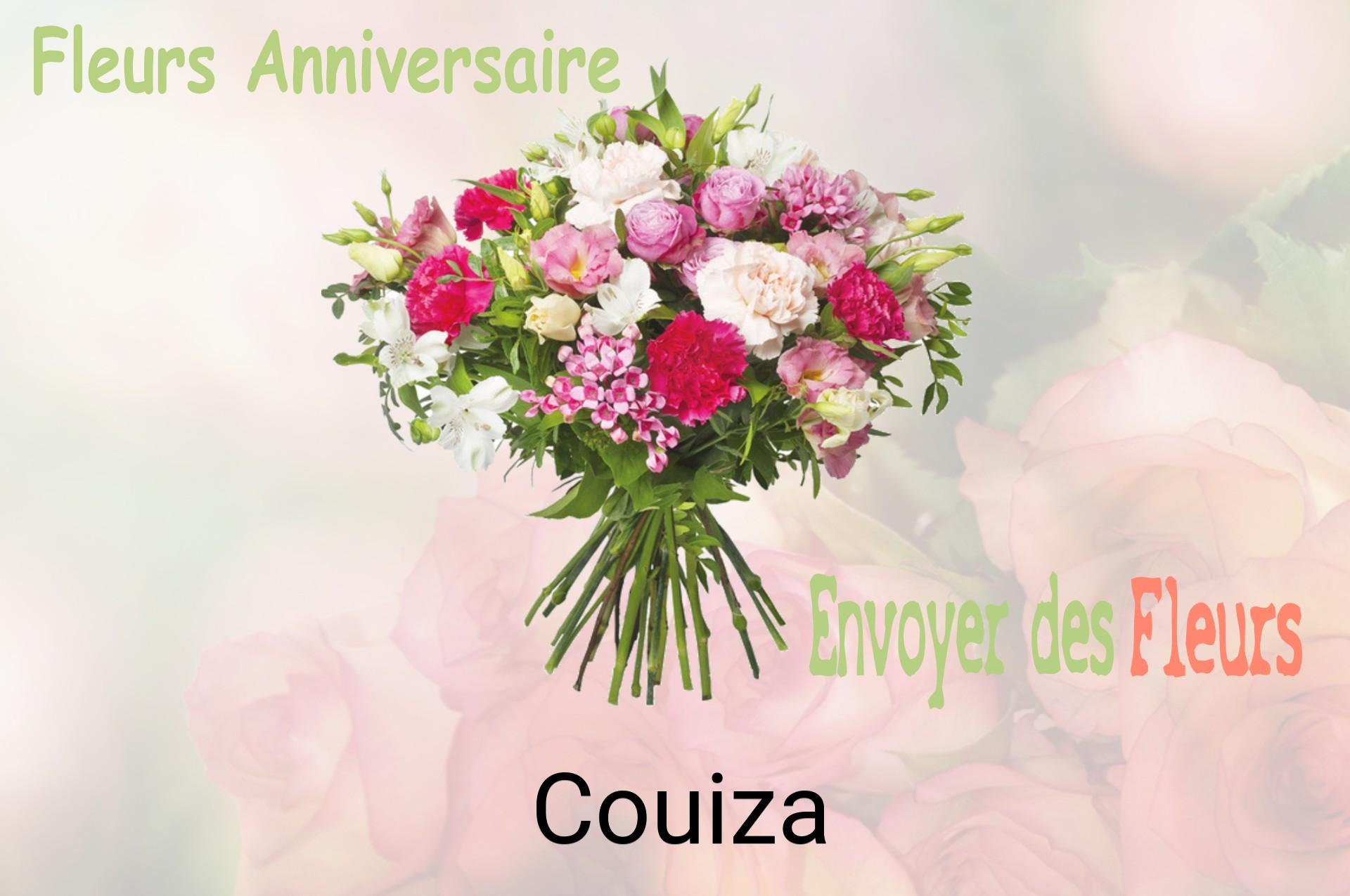 Bouquet de fleurs d’anniversaire livré à Couiza